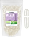 XPRS Nutra Tamaño 0 Empty Capsules - 1000 Conde Clear Enteric Coated Empty Gelatin Capsules - Delayed Release Pills - DIY Capsule Filling - Pure Bovine Empty Enteric Gel Caps