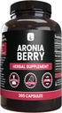 PURE ORIGINAL INGREDIENTES Aronia Berry Extract, (365 cápsulas) Siempre puro, sin aditivos ni artillería, Lab Verified