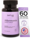 Akkermansia Muciniphila Probiótico + Suplemento Prebiótico - Aumenta la producción GLP-1, Delayed Release, Third-Party Tested, Shelf Stable, 1Bn CFU (60 Acid-Resistant Capsules)