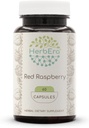 HerbEra Red Raspberry 60 cápsulas, 500 mg, Red Raspberry (Rubus idaeus) Leaf seco (60 cápsulas)