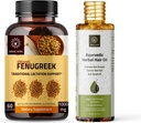 Combo Pack Fenugreek Capsules y Herbal Hair Oil