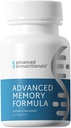 Advanced Bionutritionals Advanced Memory Formula, Brain Booster Supplement for Memory and Focus, Acetylcholine, Alpha-GPC, NeuroFactor, Manufactured in The USA, 60 Tablets