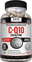 Kaya Naturals - CoQ10 Power Antioxidant Supplement for Vascular, Heart Health, Healthy Blood Pressure Levels, and Immune Function - Restores Daily Cellular and Energy Production - 60 Veggie Capsules