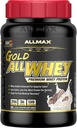 ALLMAX Nutrition Gold ALLWHEY, Cookies &amp; Cream - 2 lb - 24 Grams of Protein Por Scoop - Gluten Free, Low Carb & Low Sugar - Aprox. 30