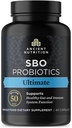 Probióticos de nutrición antiguos, Probióticos SBO Ultimate 50 Billion CFUs*/Serving, Digestive e Immune Support, Gluten Free, Antiguos Superfoods Blend, 60 cápsulas