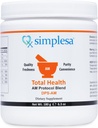 Simplesa Total Health AM Nutrición Polvo Blend, vitamina Blend, Suplemento dietético para el aumento de la energía, apoya la salud cerebral, suplemento de pólvora 180g