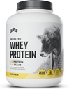 Niveles Grass Fed Whey Protein Powder, No Artificials, 24G de Protein, Vanilla Bean, 5LB