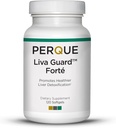 PERQUE Liva Guard Forte 120 Softgels – Fórmula herbal y antioxidante para la función del hígado " Detox – Apoya Metabólica " Celular Health – Non-GMO, libre de gluten, Fórmula vegetariana – 120 Conde