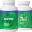 Microbiome Labs Digestion Support Bundle - FODMATE Digestive Enzymes & MegaGuard Digestive Aid with Ginger and DGL (2 Products)