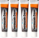 CareAll Clotrimazole Antifungal Cream 1% USP 1.0 oz. (4 Pack), Cures Most Athlete’s Foot, Jock Itch y Ringworm, Compare con la marca líder.