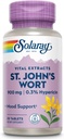 SOLARAY St John's Wort 900 mg, Once Daily Mood Support Supplement, Standardized to 0.3% Hypericin for Brain Health Support and a Balanced Mood, 60-Day Money Back Guarantee TEN 30 Servings TEN 30 Tablets