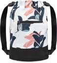 Flex Cinch Drawstring Gym Bag for Women with Graphic Designs ← Durable Lightweight Gym Cinch Bags  para Gym Bag, Traveling y Overnights ← Navy/Coral - Guava Leaves