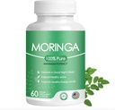 Moringa orgánica Capsules - 800 mg Pure Moringa Powder - Nutrient-Dense Superfood for Energy - Moringa Capsules - 60 cápsulas