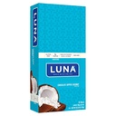 LUNA BAR - Bares de calabaza gratis con gluten - Chocolate con sabor de coco picado -8g de proteínas - No GMO - Escarbamiento integral de base vegetal - En las caras de go (1.69 Unce Snack Bares, 15 Conde)