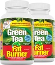 Nutrición aplicada Green Tea Fat Burner - 90 Liquid Soft-Gels, Pack de 2 - Aumenta Calorie Burning &amp; Supplies potentes antioxidantes - 90 Total Servings