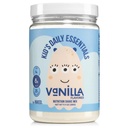 Vainilla desnuda Niños Esenciales diarios, Afeitado de proteínas para niños con leche orgánica, 6 verduras orgánicas, 25 vitaminas y minerales, sin dulces artificiales, sabores, colores o conservantes