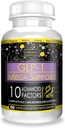 ACTIF GLP-1 Mega Support con 10 Factores avanzados y Probióticos, GLP-1 Activador y Metabolismo Support, Non GMO, Made in USA, 60 Cuenta