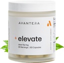 Avantera Elevate Premium Suplemento Nootropic - Beat Brain Fog - Mejores Suplementos de Focus para Memoria &amp; Focus Soporte - Energía sin Crash - 60 Conde Pills for Women &amp; Men