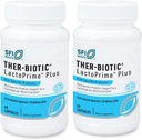 Klaire Labs SFI Health Lactoprime Plus Probiotic - 25 Billion High CFU for Carb-Sensitive Men &amp; Women, 7 Lactobacillus y 5 Bifidobacterium Blend, FODMAP Compliant &amp; Dairy-Free (60 Capsules, 2 Pack)