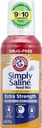 Sencillamente Saline Adult Nasal Mist, Alergía " Sinus Relief, Extra Strength, 4.6 Fl Oz,Multi Color