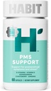 Hábito PMS Apoyo Suplemento para Mujeres (60 Cápsulas) - Apoya los síntomas premenstruales " Estrés, Saldo hormonal, Mood, Vitaminas B, Vitamina D, Chasteberry, Ashwagandha, Libre de gluten, No GMO (1 Pack)