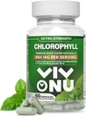 Chlorophyll Capsules 800 mg - Natural Chlorophyll Capsules for Women &amp; Hombre - Safe and Quality Chlorophyll Supplement for Energy, Immunity, Skin Support + Internal Deodorant (60 Capsules/1 Bottle)