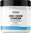 Nutricost Zinc Oxide Powder (500 gramos) 100% Puro, Sin aditivos - Vegan, No GMO, Nutricost Essentials