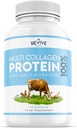 Revive Naturals Multi Collagen Protein Capsules - Tipos I, II, III, V & X - Hidrolysed Grass Fed Bovine, Wild Caught Marine & Free-Range Chicken, Made with Hyaluronic Acid &amp; Vitamin C, 120 Caps