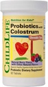 NILDLIFE ESSENTIALS ChildBiotics with Colostrum- Probiotics for Kids, Probiotics for Digestive Health, Chewables, Children's Probiotic, Colostrum for Kids, Gluten Free - Natural Berry, 92 Tablets