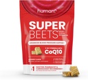 humanN SuperBeets Heart Chews Advanced - 100mg de CoQ10 Plus Beetroot &amp; Grape Seed Extract, 60 Cuenta