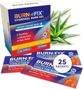 BurnFix® Hydrogel Burn Gel Packets – 3.5 g Soothing First Aid Burn Cream for Instant Cooling Relief on Minor Burns, Sunburns & Scalds  Ideal Kit de Emergencia Esencial (Pack of 25)