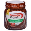 Proteína de la planta de polvo Premier Proteína, Chocolate, 25g Proteína de base vegetal, 0g Azúcar, sin gluten, sin soja o ingredientes lácteos, 15 piezas