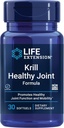 Life Extension Krill Healthy Joint Formula, Krill Oil, hyaluronic Acid, The carotenoid astaxanthin for Healthy Joints, Healthy Body, Gluten-Free, Non-GMO, 30 softgels
