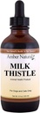 AMBER NATURALZ Milk Thistle Herbal Supplement for Dogs and Cats ← Soporta la función normal del hígado y la detoxificación  durable Natural Aid for Liver Support and Skin Health