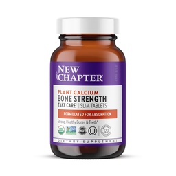 Nuevo capítulo Suplemento de calcio - Estrés de hueso Calcio orgánico con Magnesio, Vitamina D3+K2, 70+ Minerales de rastro para la salud de los huesos, sin gluten, Tablas delgadas fáciles de absorber - 120 Conde