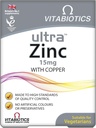 Vitabióticos ultra zinc 15 mg con cobre 60 Tabletas por ultra