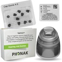 Phonak Cap 4.0 Dome XSmall (0.18 pulgadas=4.5mm) -Genuine OEM Suiza Reemplazo por Sonova, Hearing Aid Domes for Very Narrow Ear Sizes- 1 Pack / 10 Domes Total