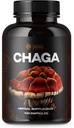 SIRUNES Mushroom Suplemento Chaga Setas Capsules 100 Conde – 1000mg Setas Orgánicas Naturales con Chaga Mushroom Polvo – Suplemento Antioxidante para Immune Support, Energy Boos