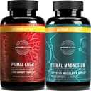 Suplemento de magnesio " Suplementos para mujeres y hombres por Primal Harvest Bundle