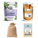 FERMENTAHOLICS USDA Organic Dried Elderberry Syrup Making Kit TENIDO Fácilmente Haga su propio jarabe de arándano o té!