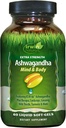 Irwin Naturals Extra Strength Ashwagandha Mind & Body Adaptogenic Herbs Supports Stress Response, Mood, Mental & Physical Performance with Cordyceps, Turmeric, BioPerine &amp; More - 60 Liquid Softgels