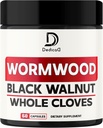 12in1 Wormwood Capsules Black Walnut Cloves, Ginger, Turmeric Curcumin " Black Pepper - Immune System - 60 cápsulas
