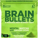 80mg Caffeine &amp; 160mg L-Theanine Focus Enhancing Energy Chews (40 Servings) – Neuroscience Backed Nootropic Stack, Mental Acuity & Cognitive Support ← Mint Matcha Flavor Brain Bullet