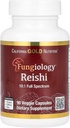 California Gold Nutrition Reishi (Ganoderma lucidum), Full Spectrum, Certified Organic, 90 Veggie Capsules (600 mg Por Veggie Capsule)