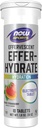 AHORA Foods Sports Nutrition, Effervescent Effer-Hydrate, Electrolyte Supplement, Recovery*, Orange Strawberry, 10 Tablets
