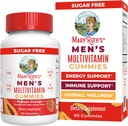 MaryRuth Orgánicas Gummies Multivitamínicas para Hombres   Vitaminas Vegan para Apoyo Inmunitario Silencio No-OMG &amp; Gluten Gratis Silencio 0g Azúcar Por Servir Silencio 60 Conde
