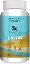 Goldy Biotin 30mcg, Suplemento para el crecimiento del cabello, pelo fuerte y la piel de la guanición, lucha contra la brida de uñas 90 Tabletas
