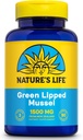 Mussel de color verde de la naturaleza 1500 mg - Nueva Zelanda suplemento de mejillón verde con ácidos grasos omega 3 omega naturalmente - Garantía de 60 días, Lab Verified - 30 Serviciones, 90 cápsulas