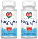 KAL 100 Mg R-lipoic Acid Activoxidant Tablets, 60 Conde  durable Pack of 2