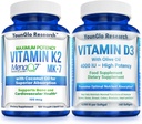 Vitamina D3 4000 UI & vitamina K2 MK7 100 mcg Suplementos